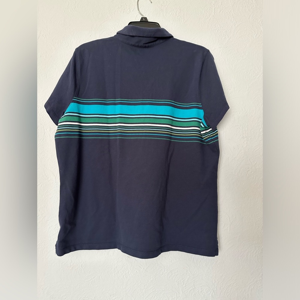 NWT St. John's Bay Women Polo Blue Shirt Size XL - Picture 2 of 8